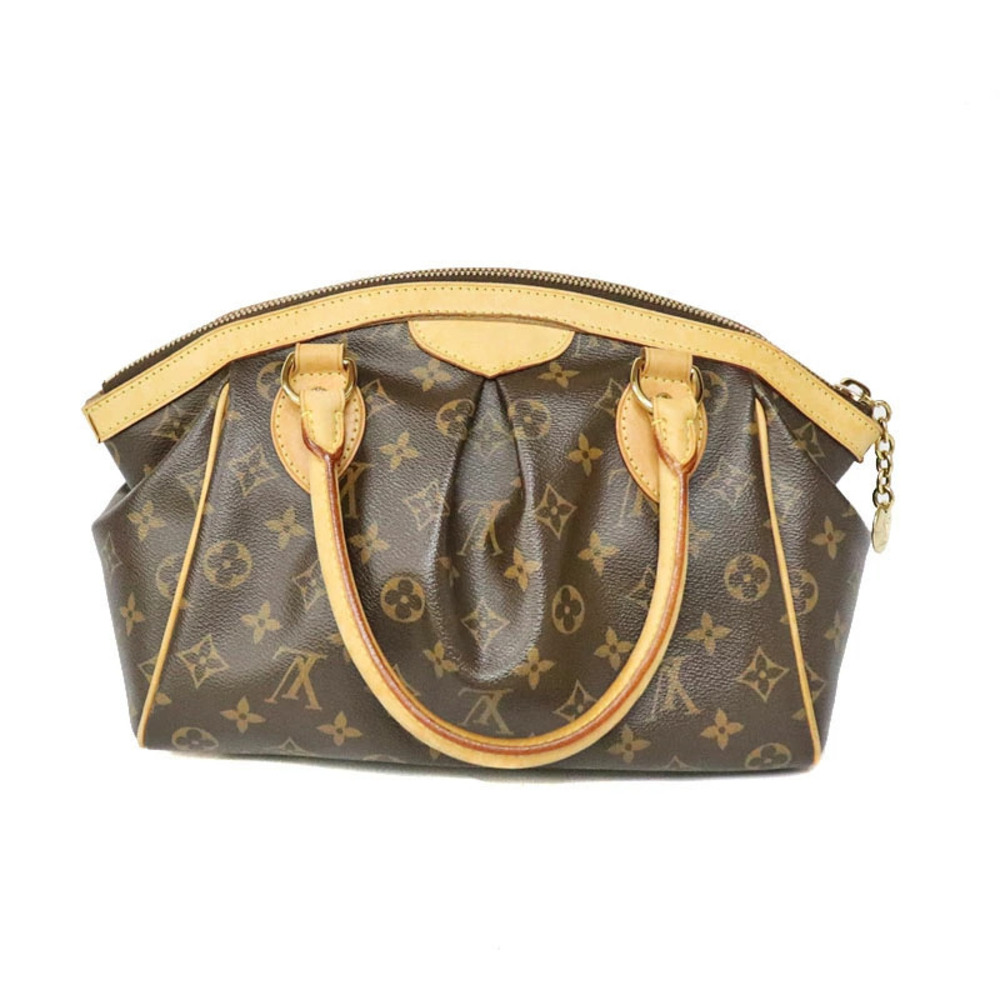 Louis Vuitton Canvas Brown Handbag Tivoli Monogram